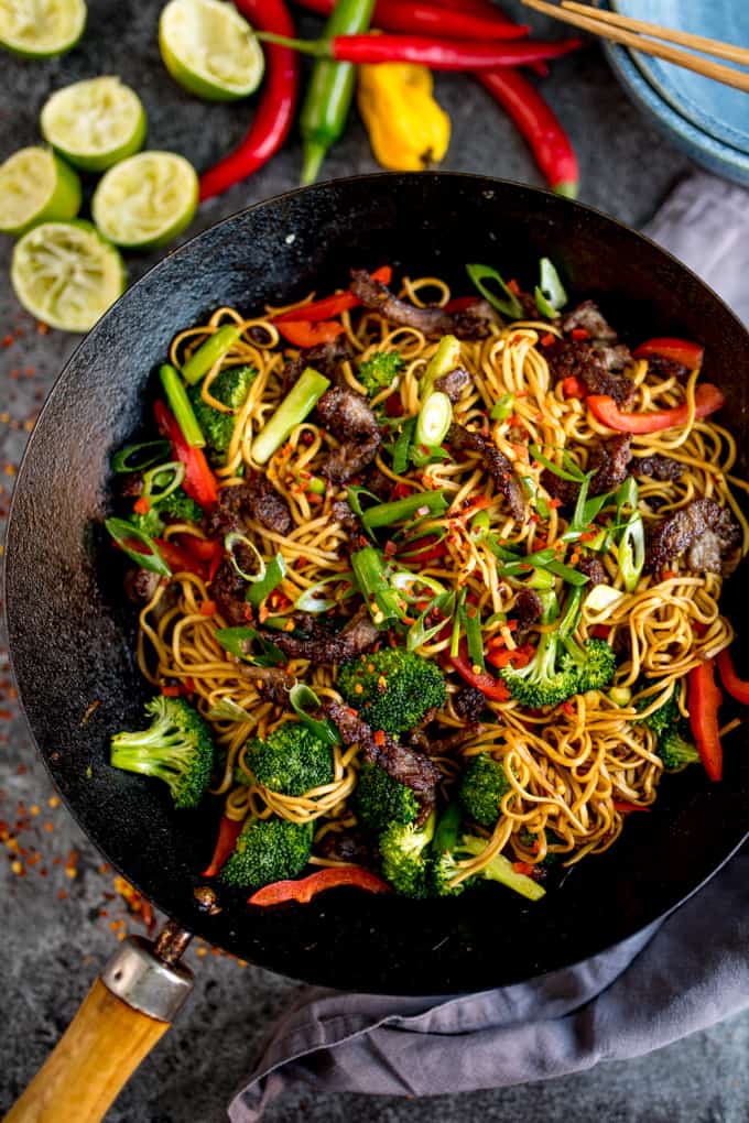 Spicy Beef with noodles