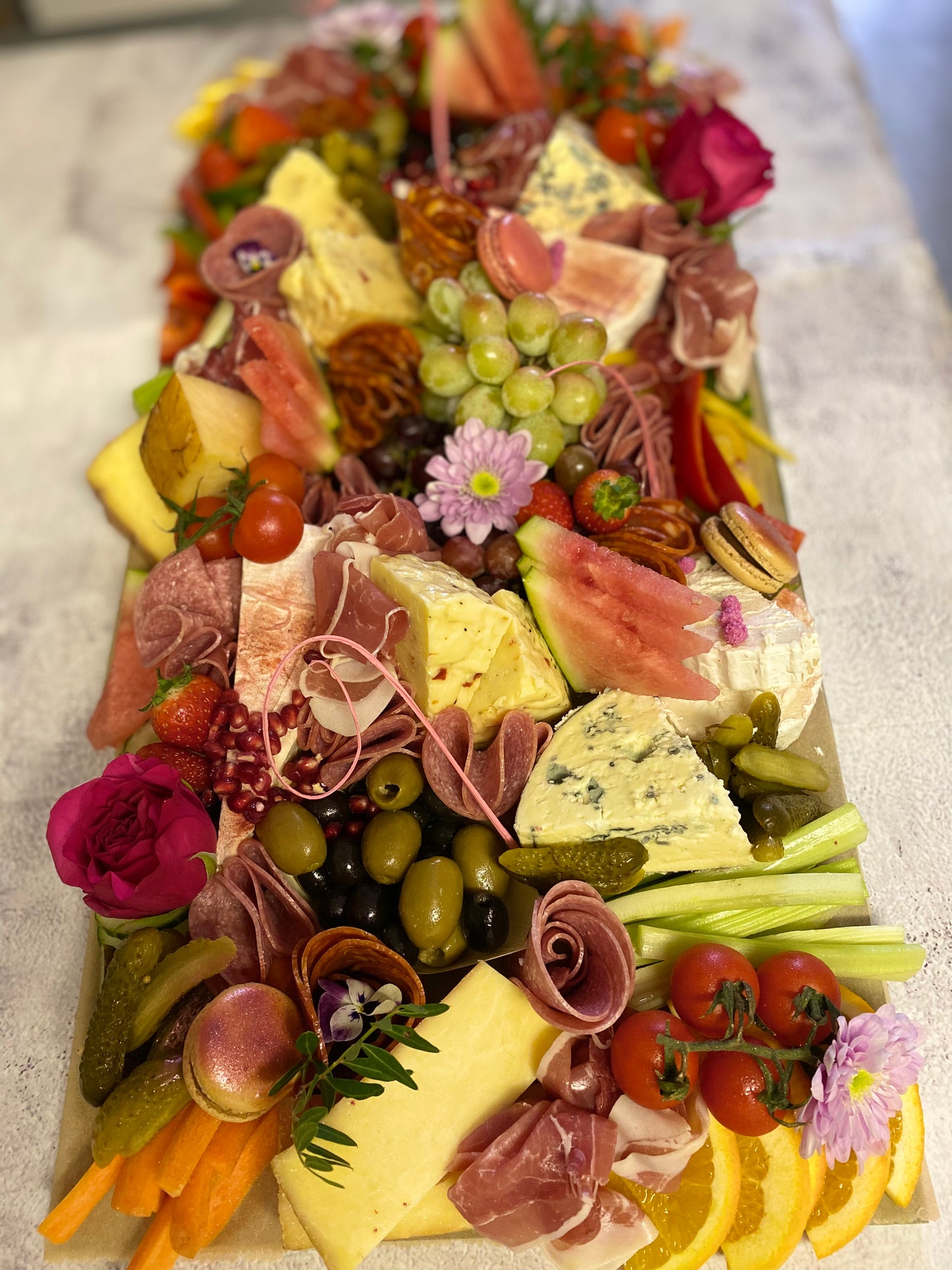 Deluxe board Divine Cheese and Charcuterie