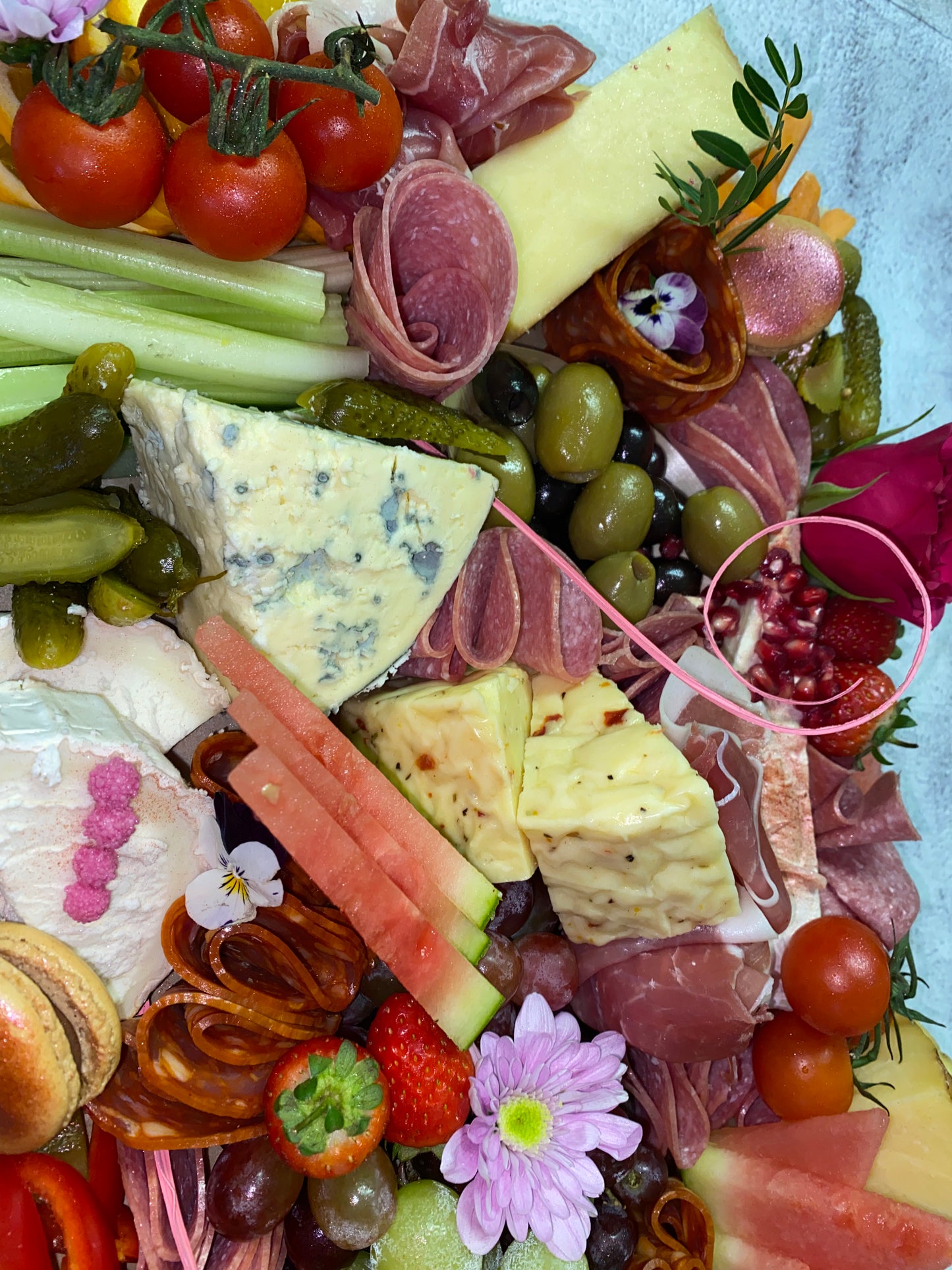 Deluxe board Divine Cheese and Charcuterie
