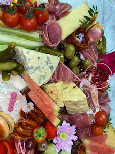 Deluxe board and bamboo platter Divine Cheese and Charcuterie
