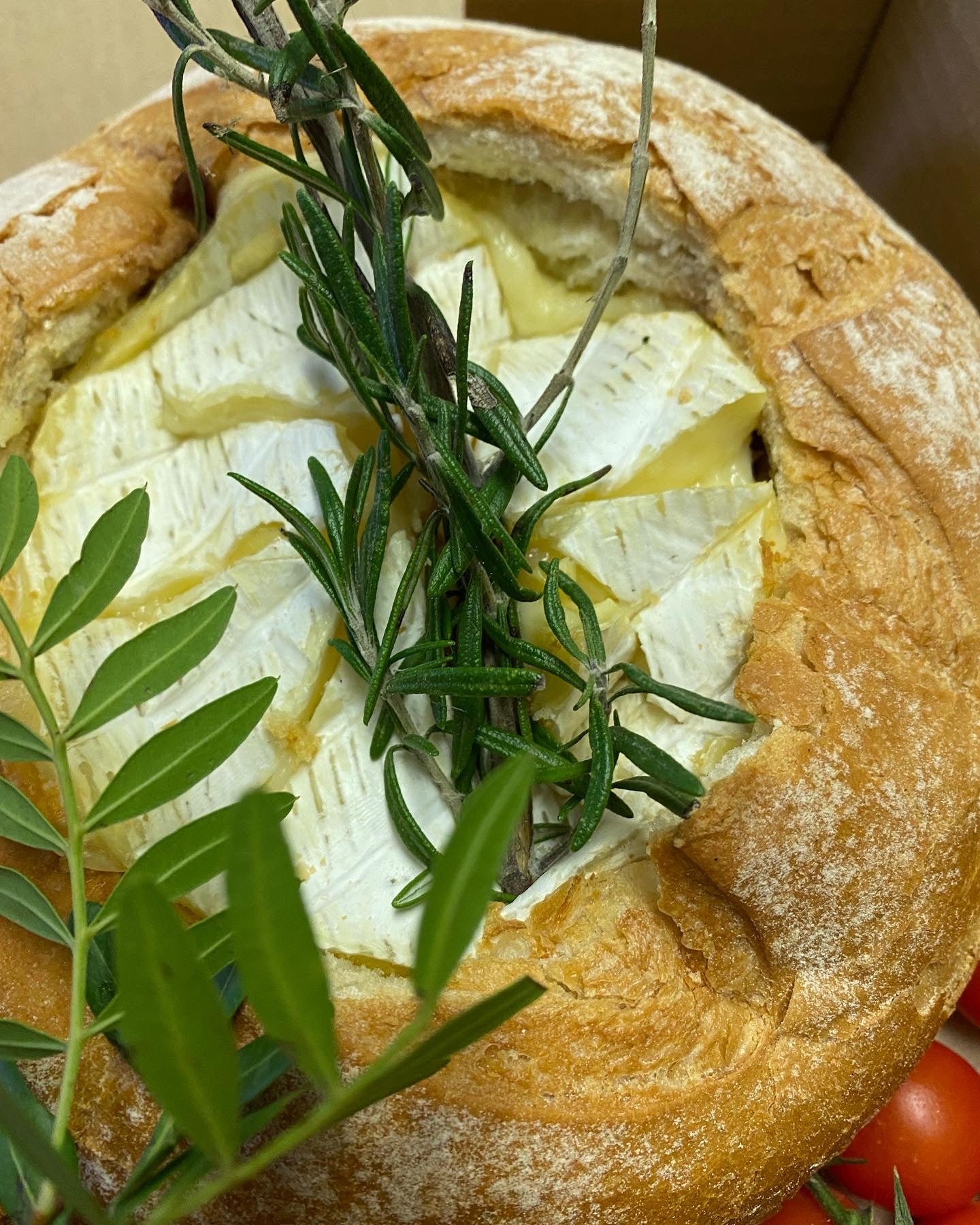 Baked Wicklow Bán Brie  tear and share platter