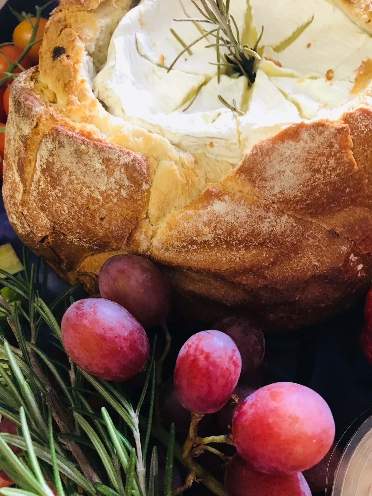 Baked Wicklow Bán Brie  tear and share platter
