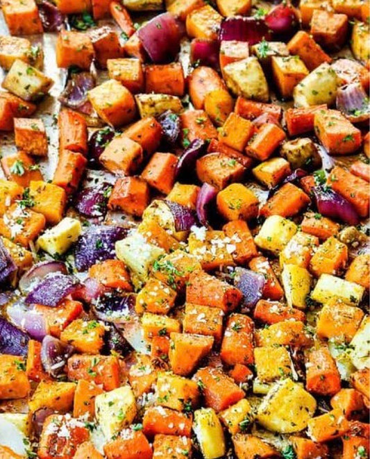 Roasted seasonal veggies