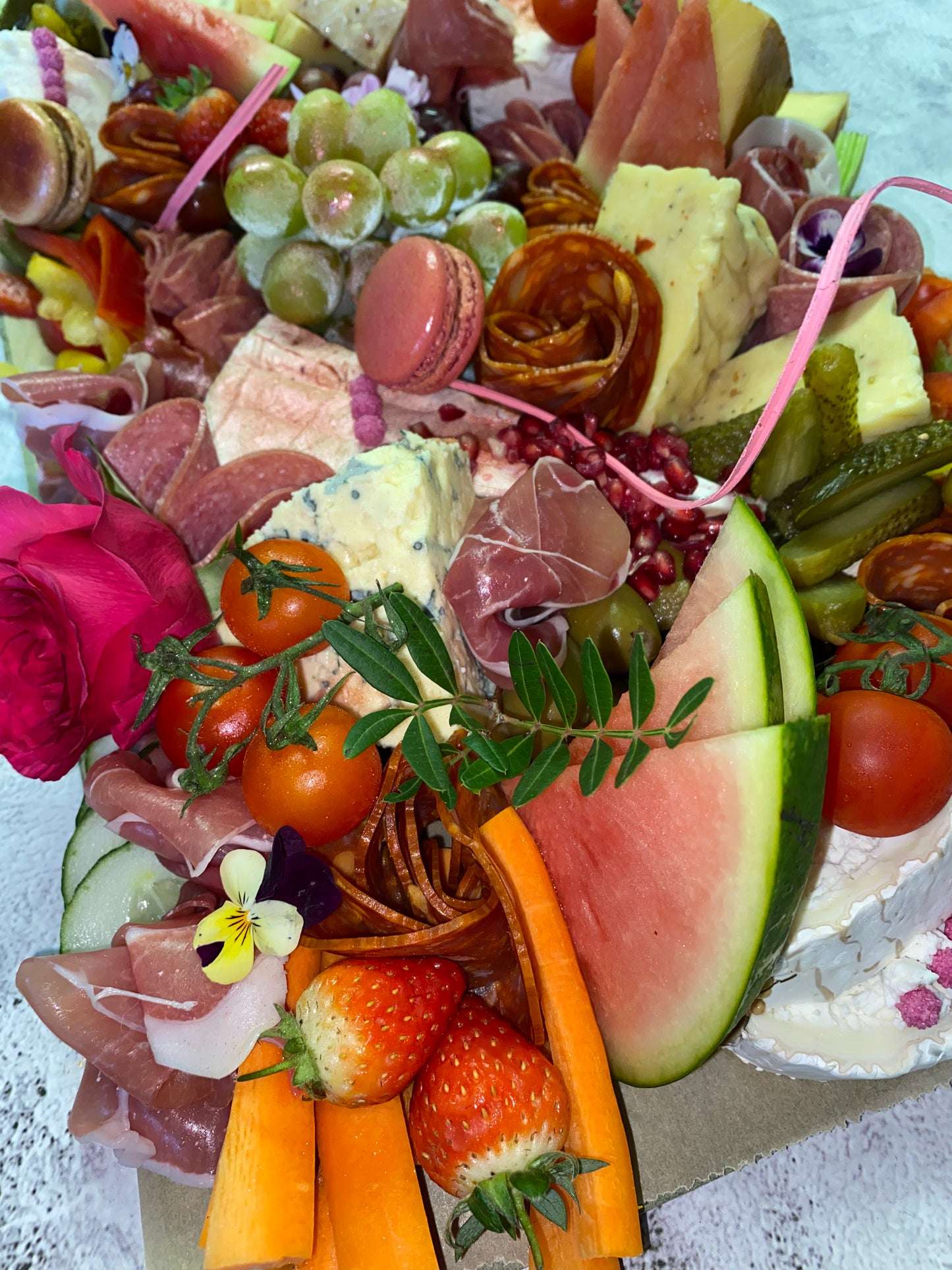 Deluxe board Divine Cheese and Charcuterie