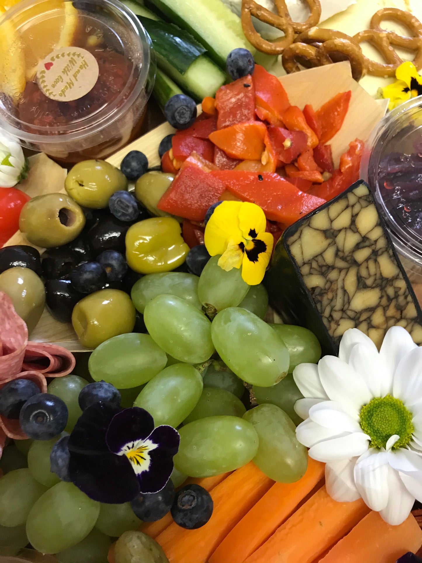 Deluxe board Divine Cheese and Charcuterie