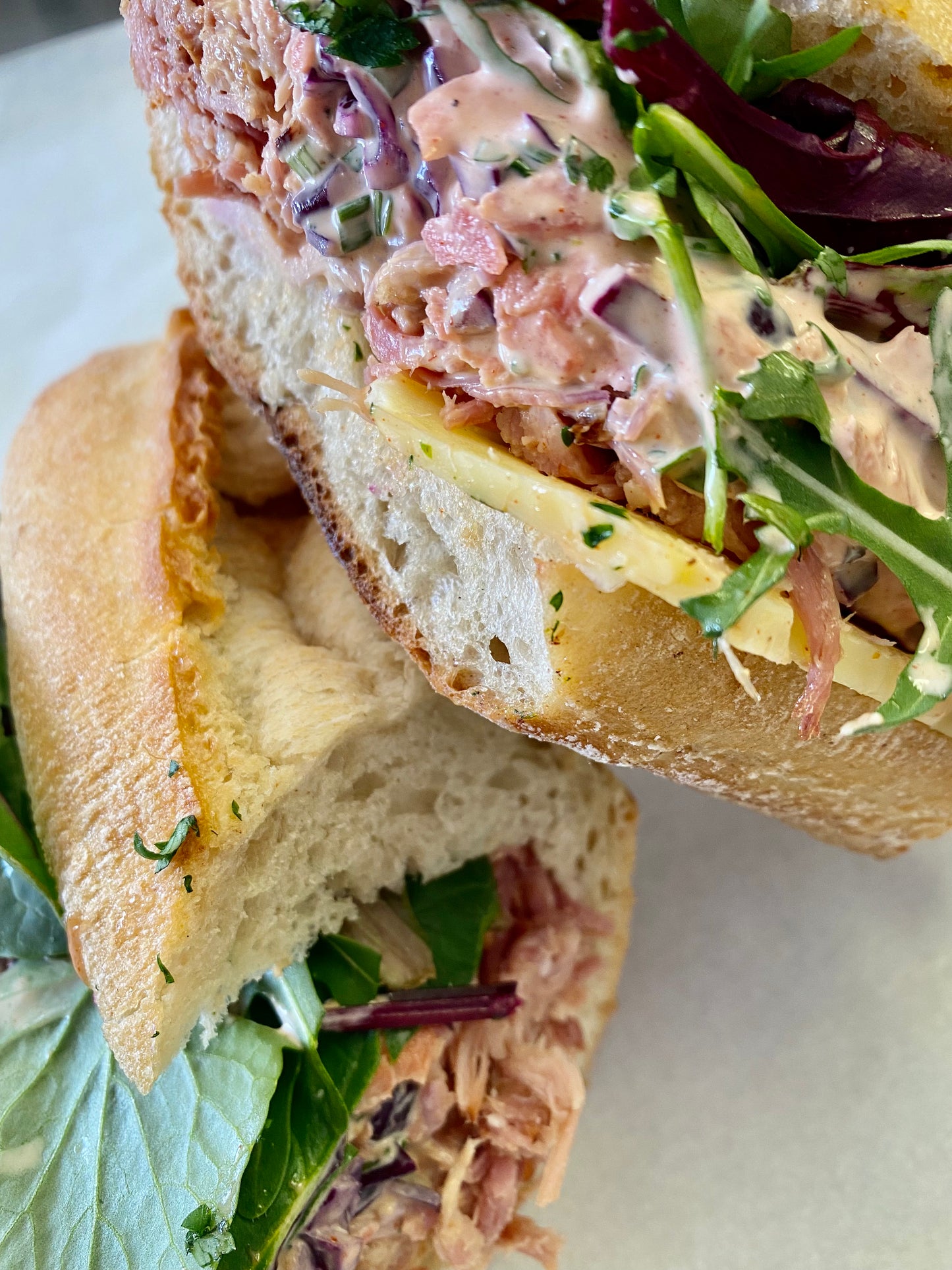 Gourmet sandwich platter