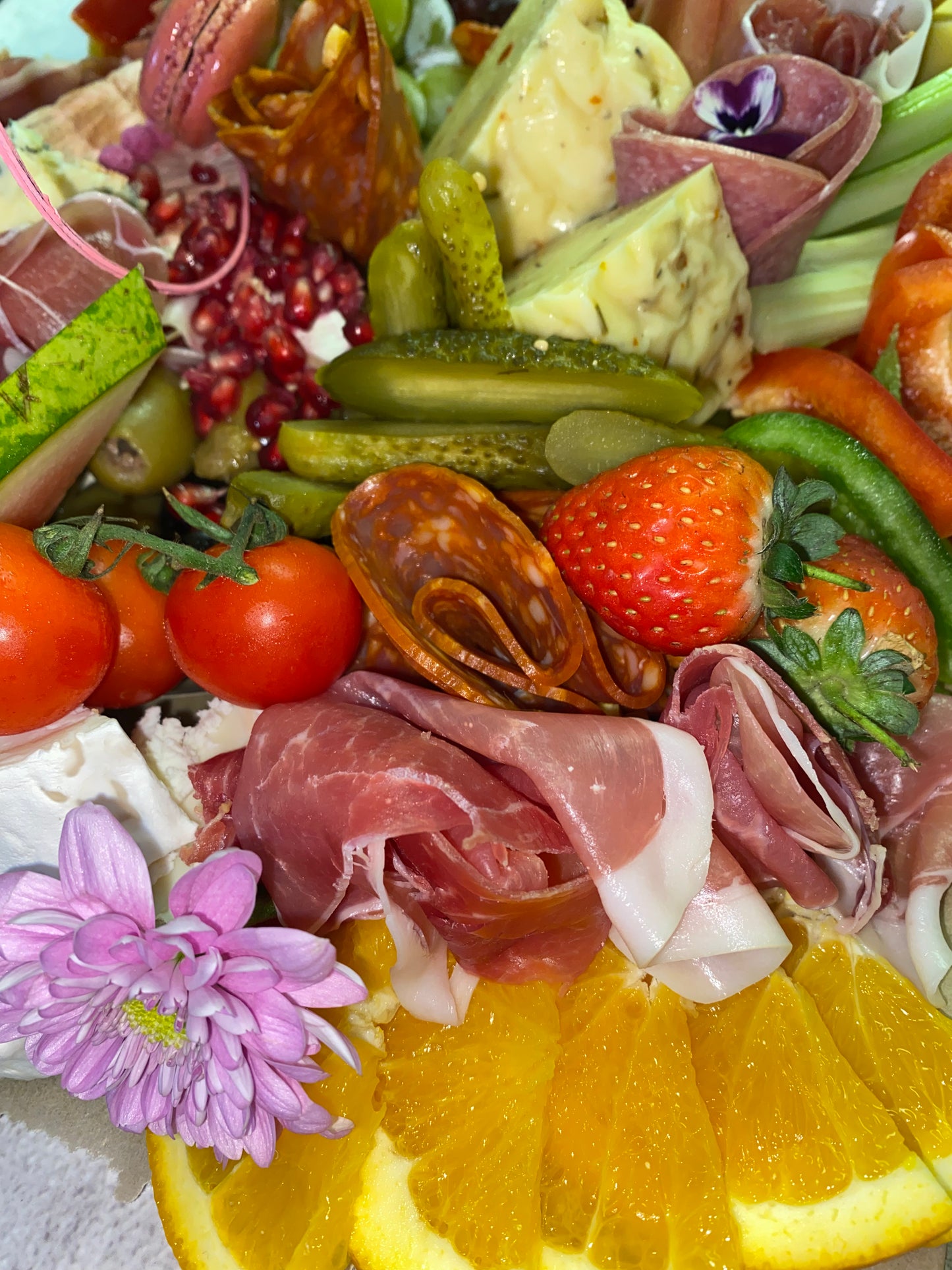 Deluxe board Divine Cheese and Charcuterie