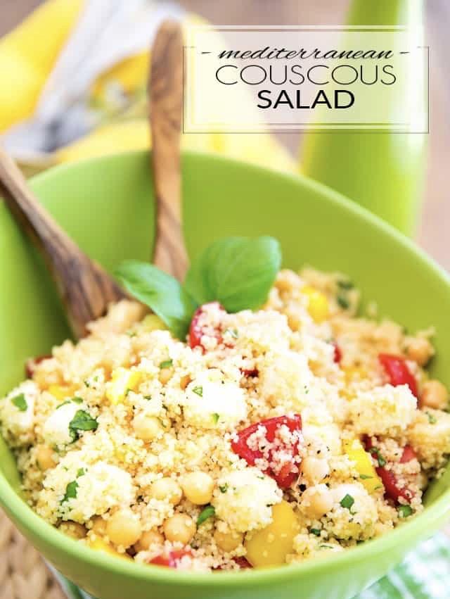 Mediterranean couscous salad