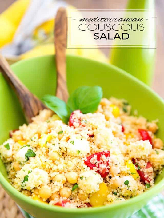 Mediterranean couscous salad