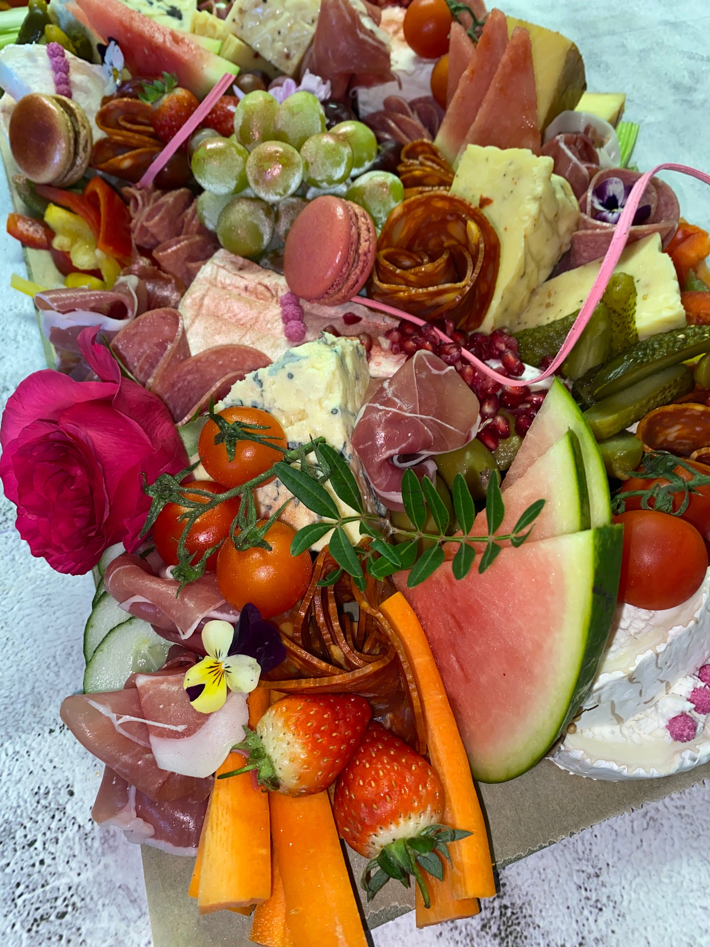 Deluxe board Divine Cheese and Charcuterie