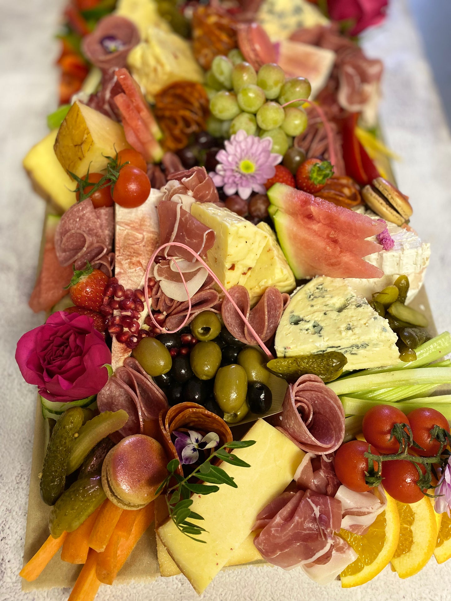 Deluxe board Divine Cheese and Charcuterie