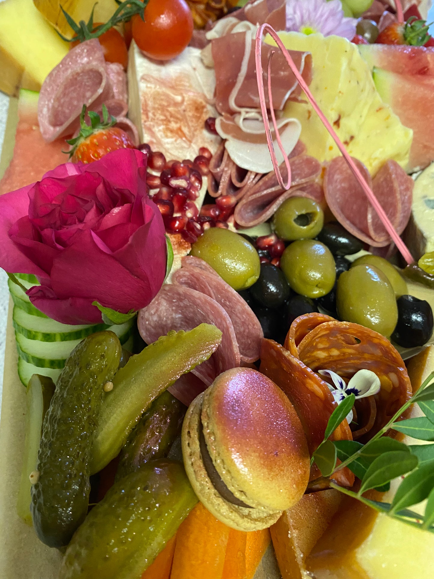 Deluxe board Divine Cheese and Charcuterie