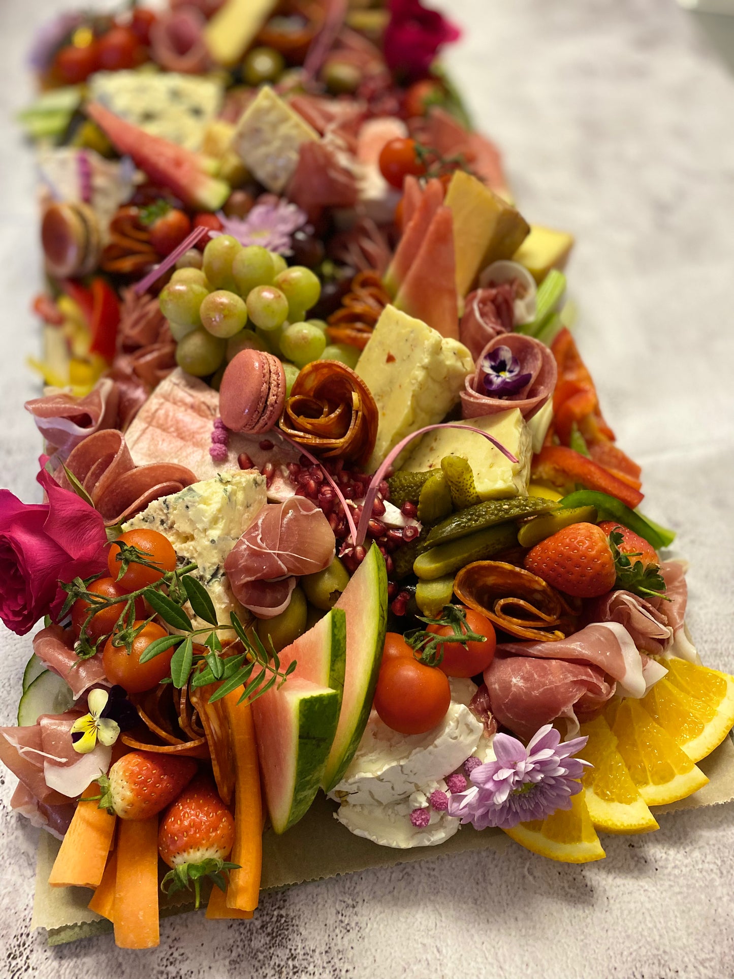 Deluxe board Divine Cheese and Charcuterie